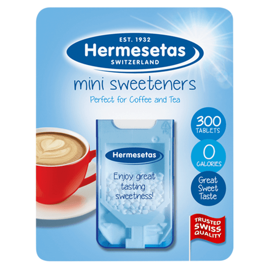 Hermesetas Mini Sweeteners 300 Tablets 3.6g - UK Food & Drink - 7610211030203