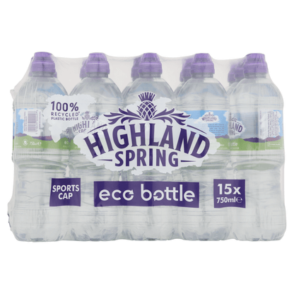 Highland Spring Eco Bottle Still Spring Water 750ml - UK Food & Drink - 5010459000457