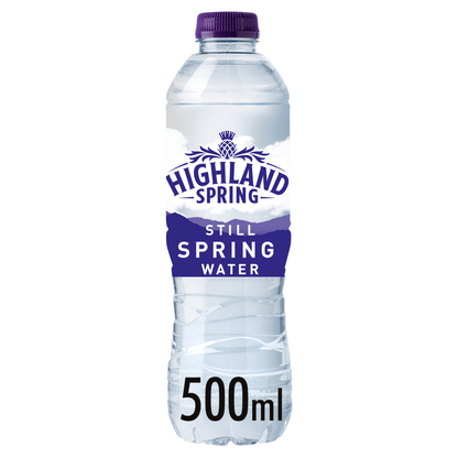 Highland Spring Still Spring Water 500ml - UK Food & Drink - 5010459005216