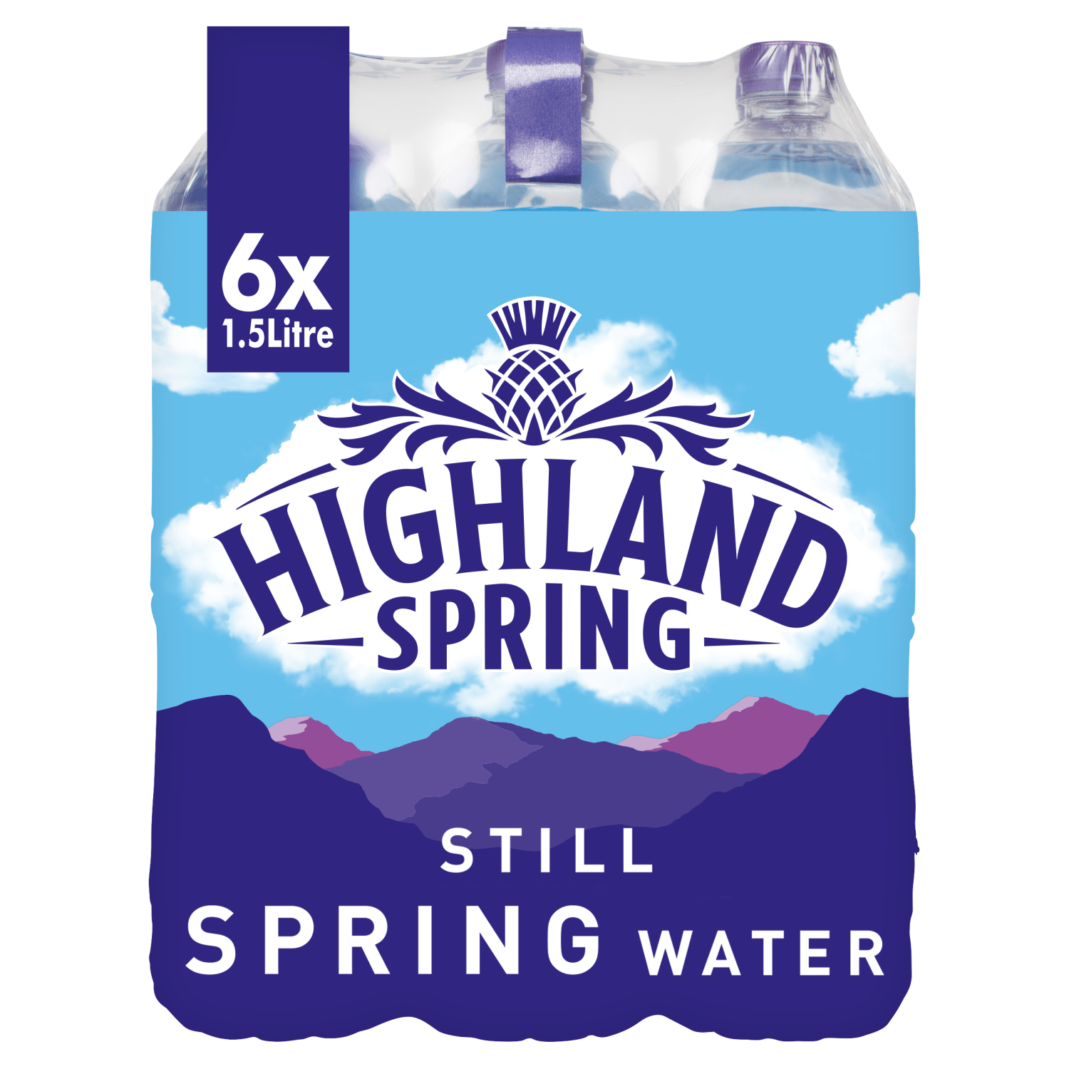 Highland Spring Still Spring Water 6 x 1.5L - UK Food & Drink - 5010459290216