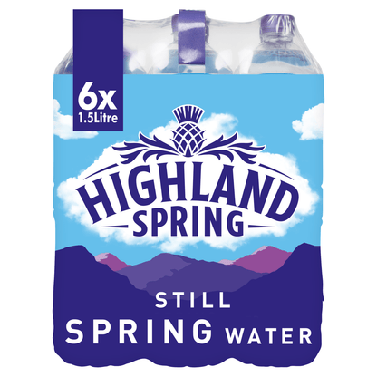 Highland Spring Still Spring Water 6 x 1.5L - UK Food & Drink - 5010459290216