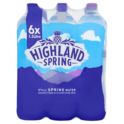 Highland Spring Still Spring Water 6 x 1.5L - UK Food & Drink - 5010459290216