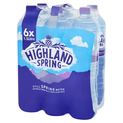 Highland Spring Still Spring Water 6 x 1.5L - UK Food & Drink - 5010459290216