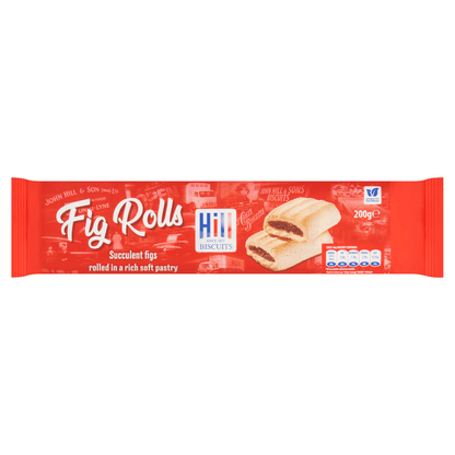 Hill Biscuits Fig Rolls 200g - UK Food & Drink - 5010282013501