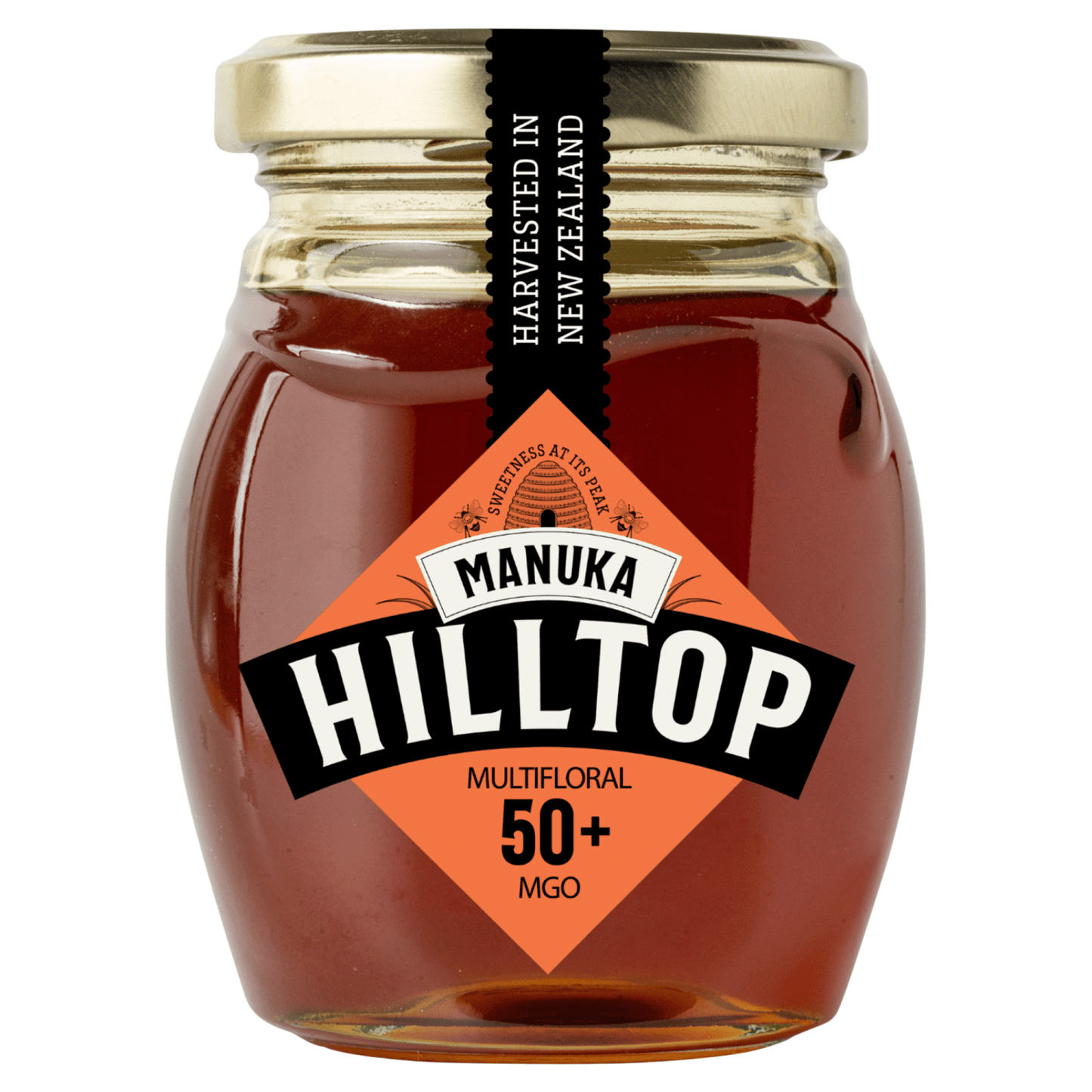 Hilltop Premium Multifloral Manuka Honey MGO 50+ 225g - UK Food & Drink - 5060298571960