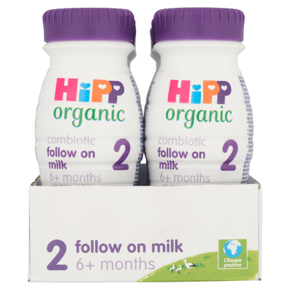 HiPP Organic 2 Combiotic Follow on Milk 6+ Months 200ml - UK Food & Drink - 4062300346031