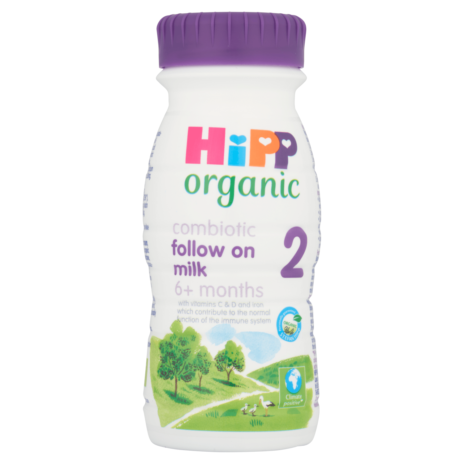 HiPP Organic 2 Combiotic Follow on Milk 6+ Months 200ml - UK Food & Drink - 4062300346031