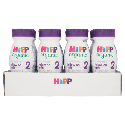 HiPP Organic 2 Combiotic Follow on Milk 6+ Months 200ml - UK Food & Drink - 4062300346031