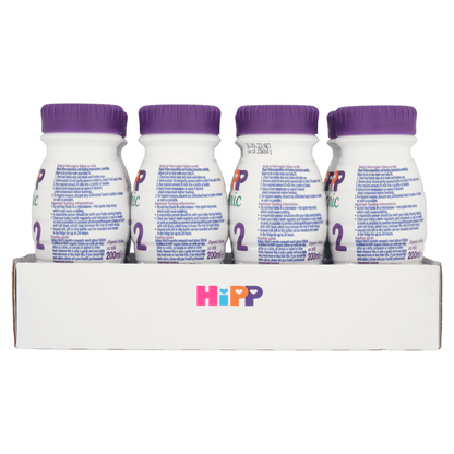 HiPP Organic 2 Combiotic Follow on Milk 6+ Months 200ml - UK Food & Drink - 4062300346031