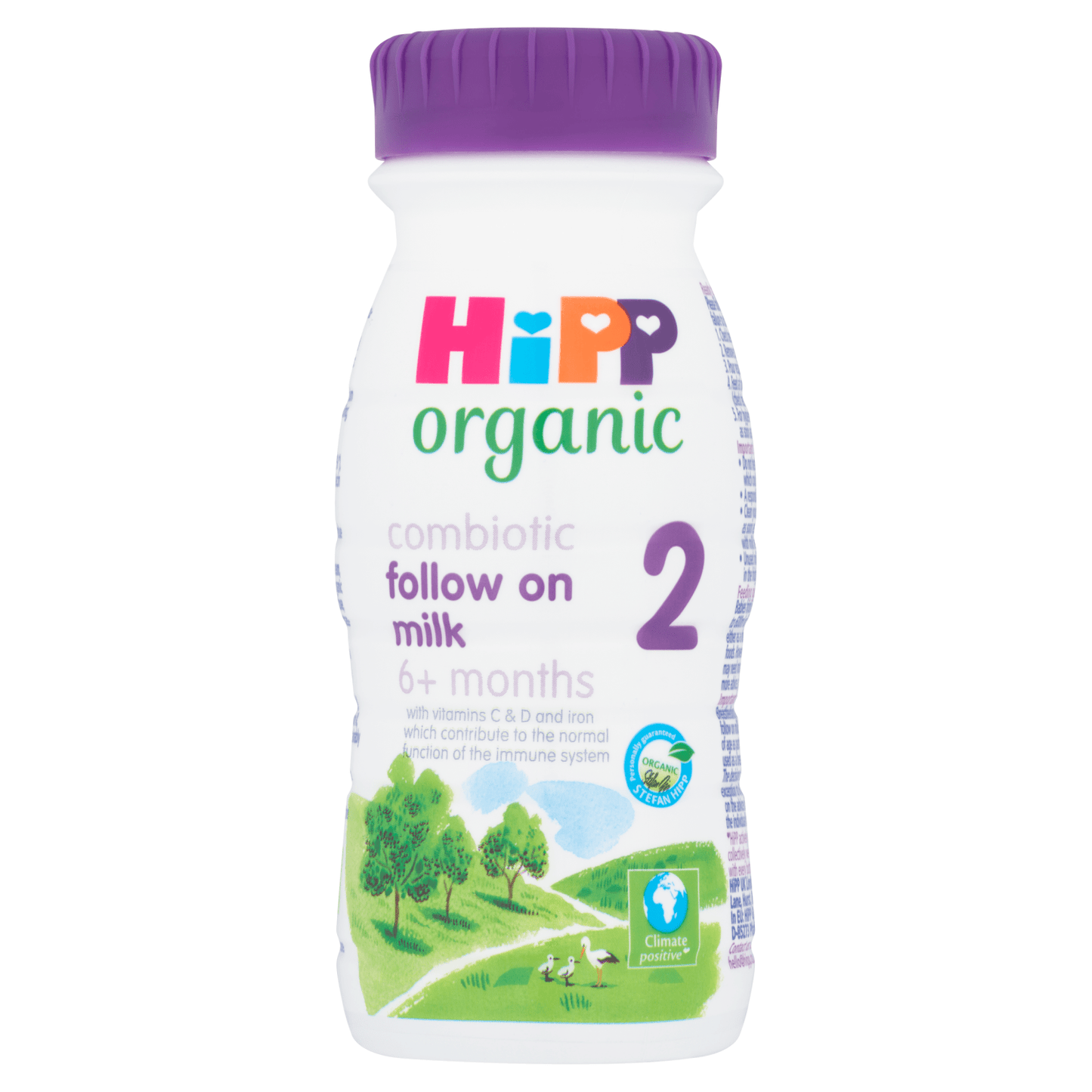 HiPP Organic 2 Combiotic Follow on Milk 6+ Months 200ml - UK Food & Drink - 4062300346031
