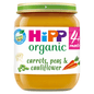HiPP Organic Carrots, Peas & Cauliflower Baby Food Jar 4+ Months 125g - UK Food & Drink - 4062300203419