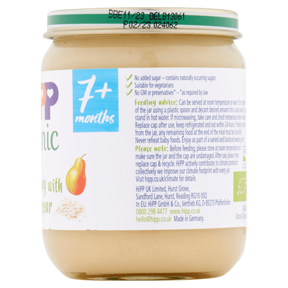HiPP Organic Rice Pudding with Apple & Pear 7+ Months 160g - UK Food & Drink - 4062300319189