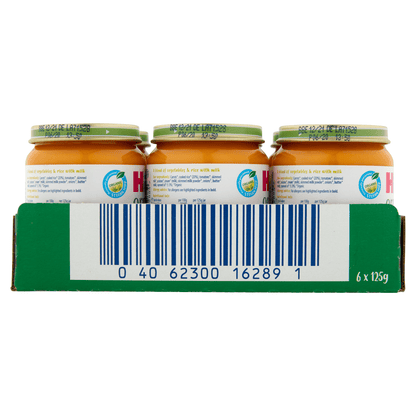 HiPP Organic Tasty Vegetable Risotto Baby Food Jar 6+ Months 125g - UK Food & Drink - 4062300162884