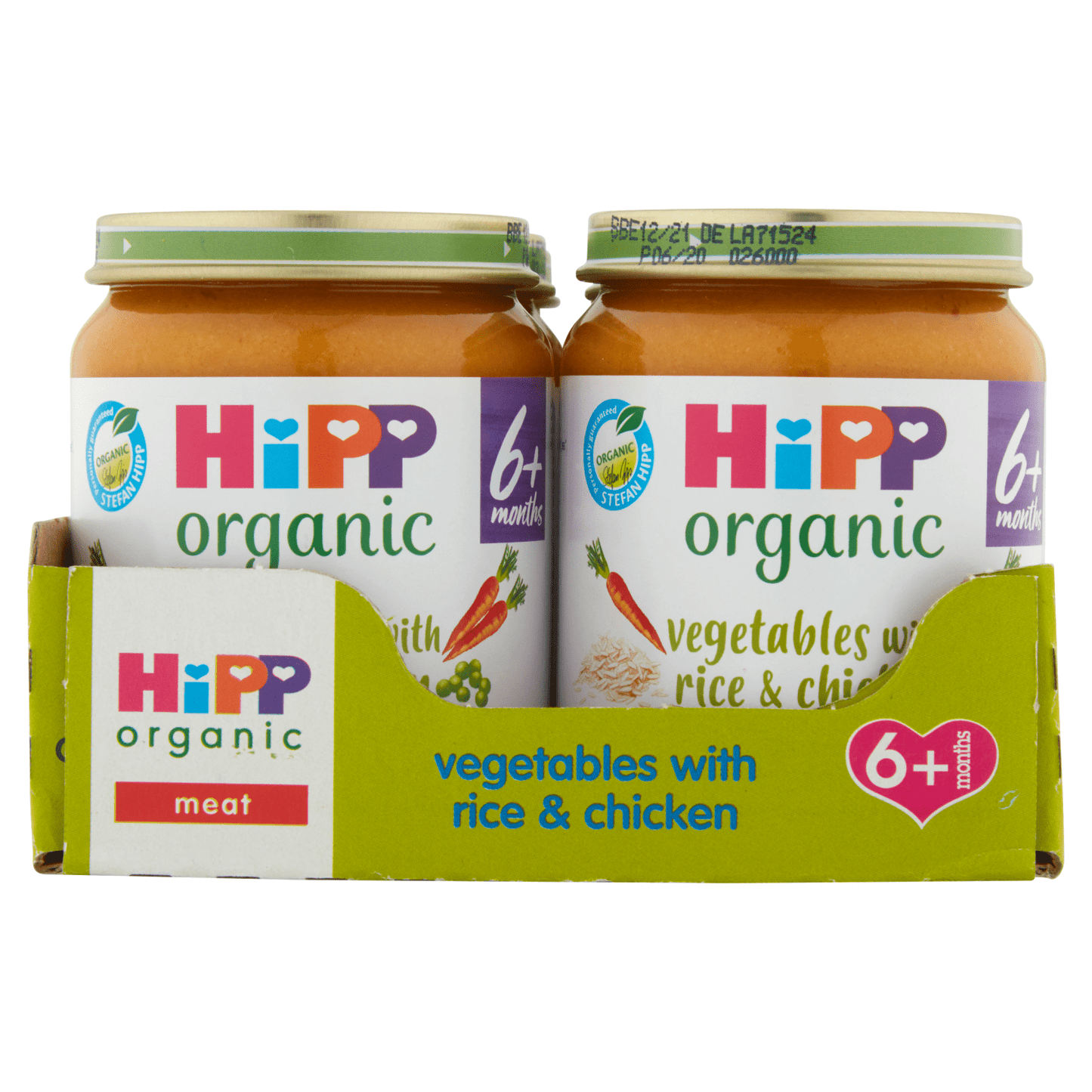 HiPP Organic Vegetables with Rice And Chicken Baby Food Jar 6+ Months 125g - UK Food & Drink - 4062300253414