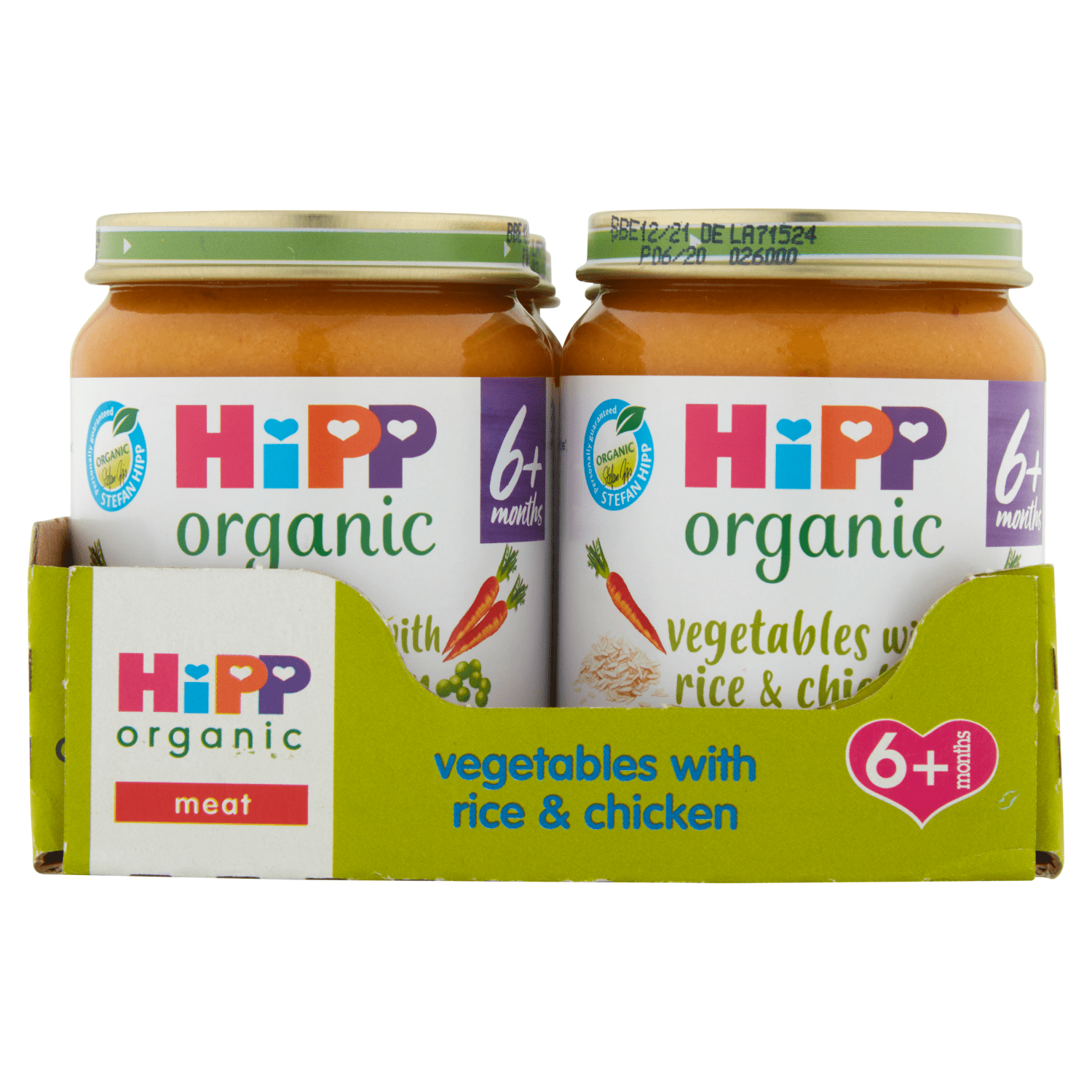 HiPP Organic Vegetables with Rice And Chicken Baby Food Jar 6+ Months 125g - UK Food & Drink - 4062300253414