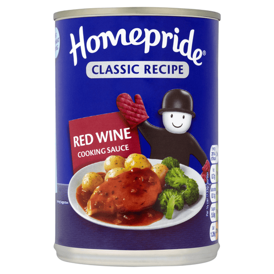 Homepride Classic Recipe Red Wine Cooking Sauce 400g - UK Food & Drink - 5000354404962