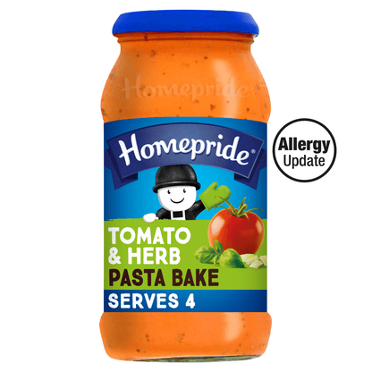 Homepride Pasta Bake Creamy Tomato & Herb 485g - UK Food & Drink - 5000354908910