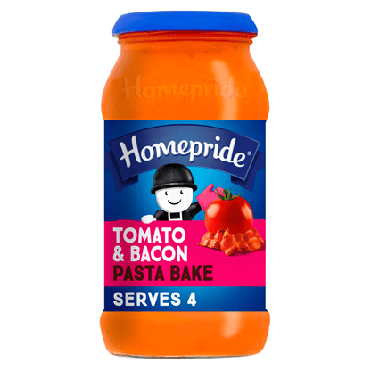 Homepride Pasta Bake Tomato & Bacon 485g - UK Food & Drink - 5000354908927