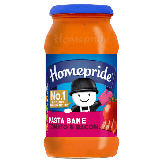 Homepride Pasta Bake Tomato & Bacon 485g - UK Food & Drink - 5000354908927