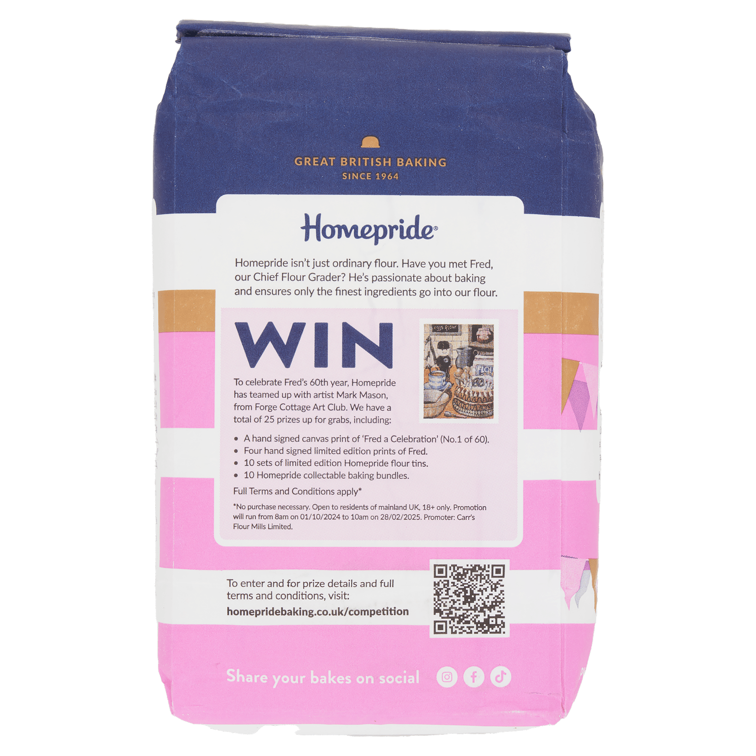 Homepride Pre - Sieved Plain Flour 1.5kg - UK Food & Drink - 5012362001651
