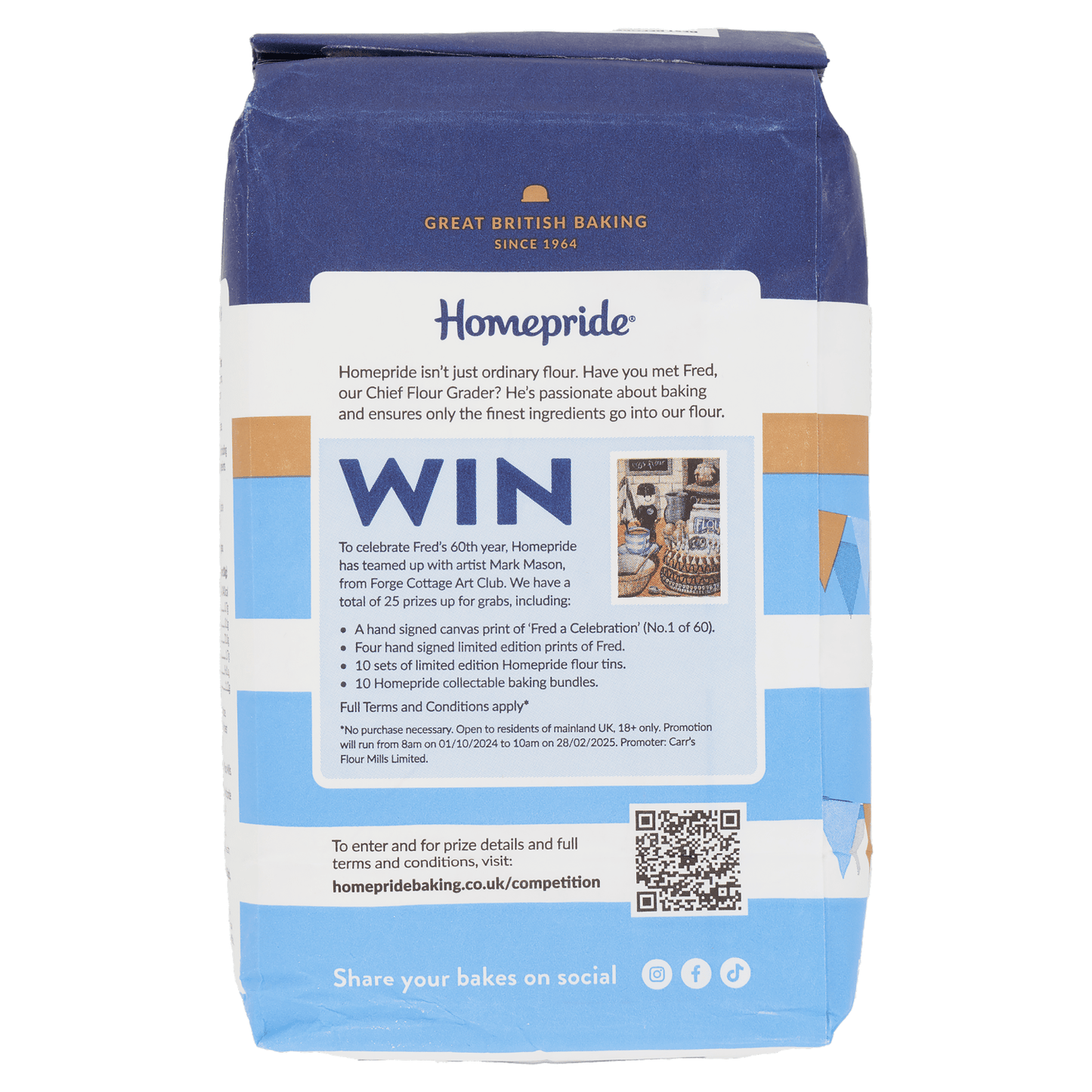 Homepride Self Raising Pre - Sieved Flour 1.5kg - UK Food & Drink - 5012362001644