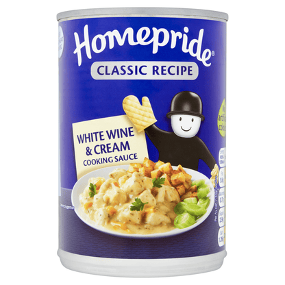Homepride White Wine & Cream Cooking Sauce 400g - UK Food & Drink - 5000354404986