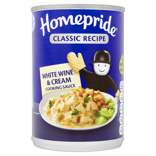 Homepride White Wine & Cream Cooking Sauce 400g - UK Food & Drink - 5000354404986