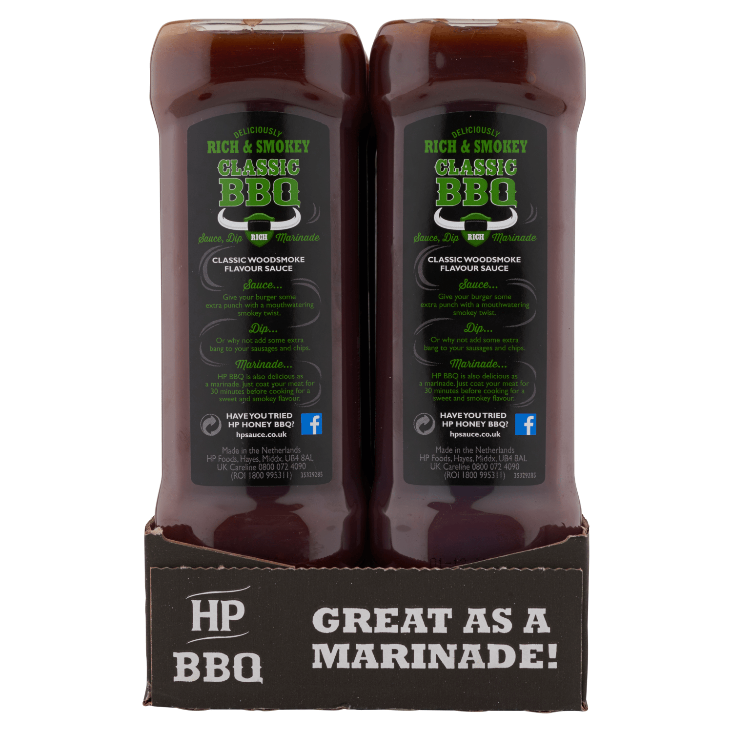 HP Classic BBQ Sauce, Dip, Marinade 465g - UK Food & Drink - 5000111047371