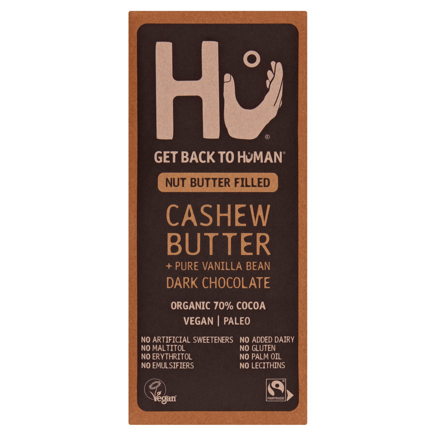 Hu Cashew Butter + Pure Vanilla Bean Dark Chocolate 60g - UK Food & Drink - 1230000097062