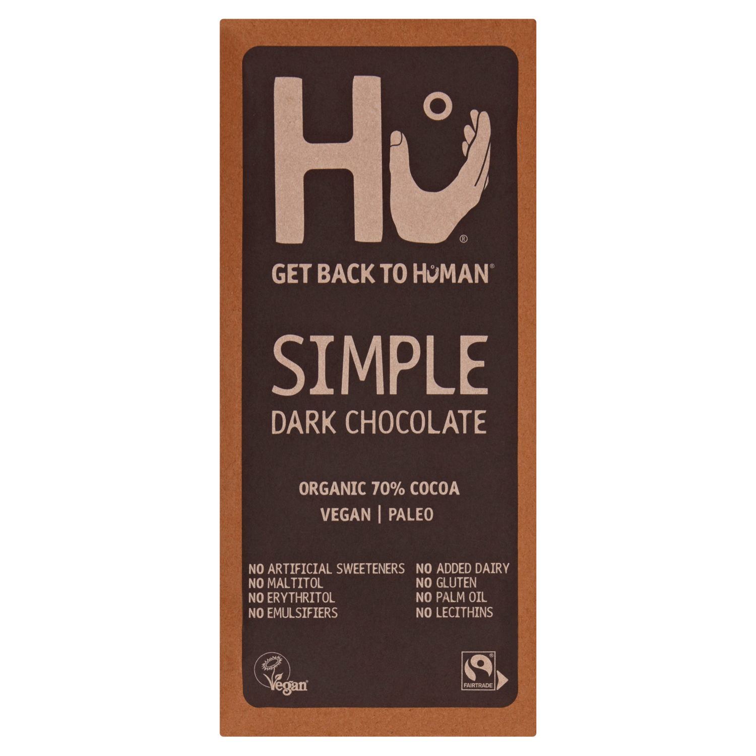 Hu Simple Dark Chocolate 60g - UK Food & Drink - 1230000097000