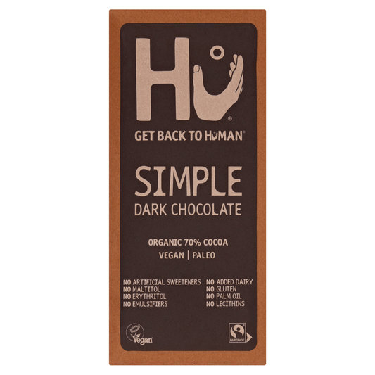 Hu Simple Dark Chocolate 60g - UK Food & Drink - 1230000097000