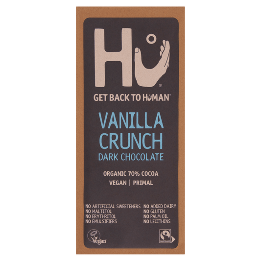 Hu Vanilla Crunch Dark Chocolate 60g - UK Food & Drink - 1230000097024