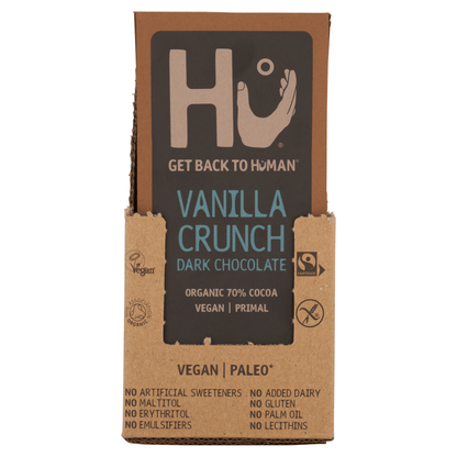 Hu Vanilla Crunch Dark Chocolate 60g - UK Food & Drink - 1230000097024