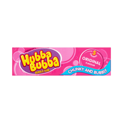 Hubba Bubba 5 Chunks Bubble Gum Original Flavour 35g - UK Food & Drink - 42212003