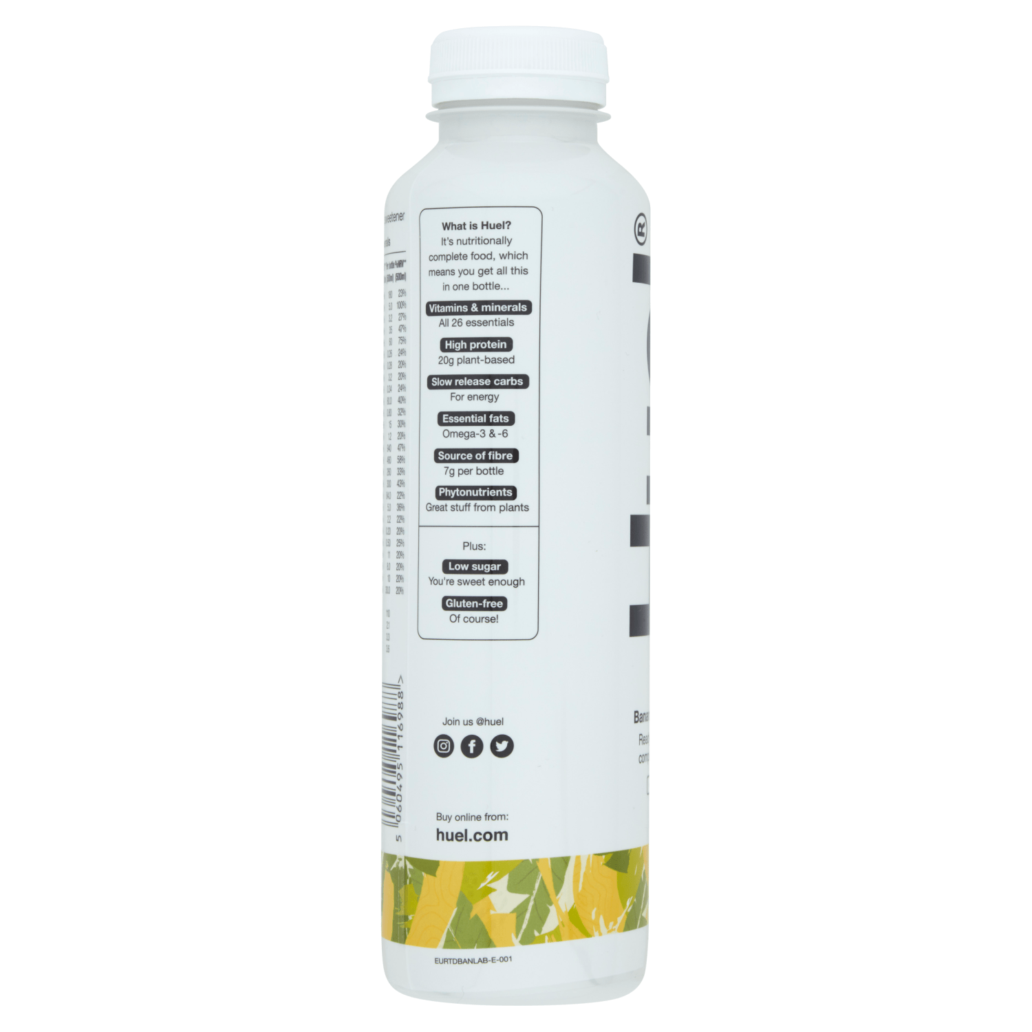 Huel Banana Flavour Ready - to - Drink Complete Meal 500ml - UK Food & Drink - 5060495116988