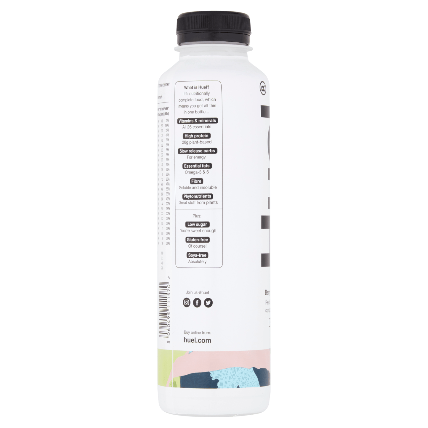 Huel Berry Flavour Ready - to - Drink Complete Meal 500ml - UK Food & Drink - 5060495111570