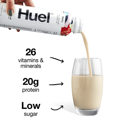Huel Berry Flavour Ready - to - Drink Complete Meal 500ml - UK Food & Drink - 5060495111570