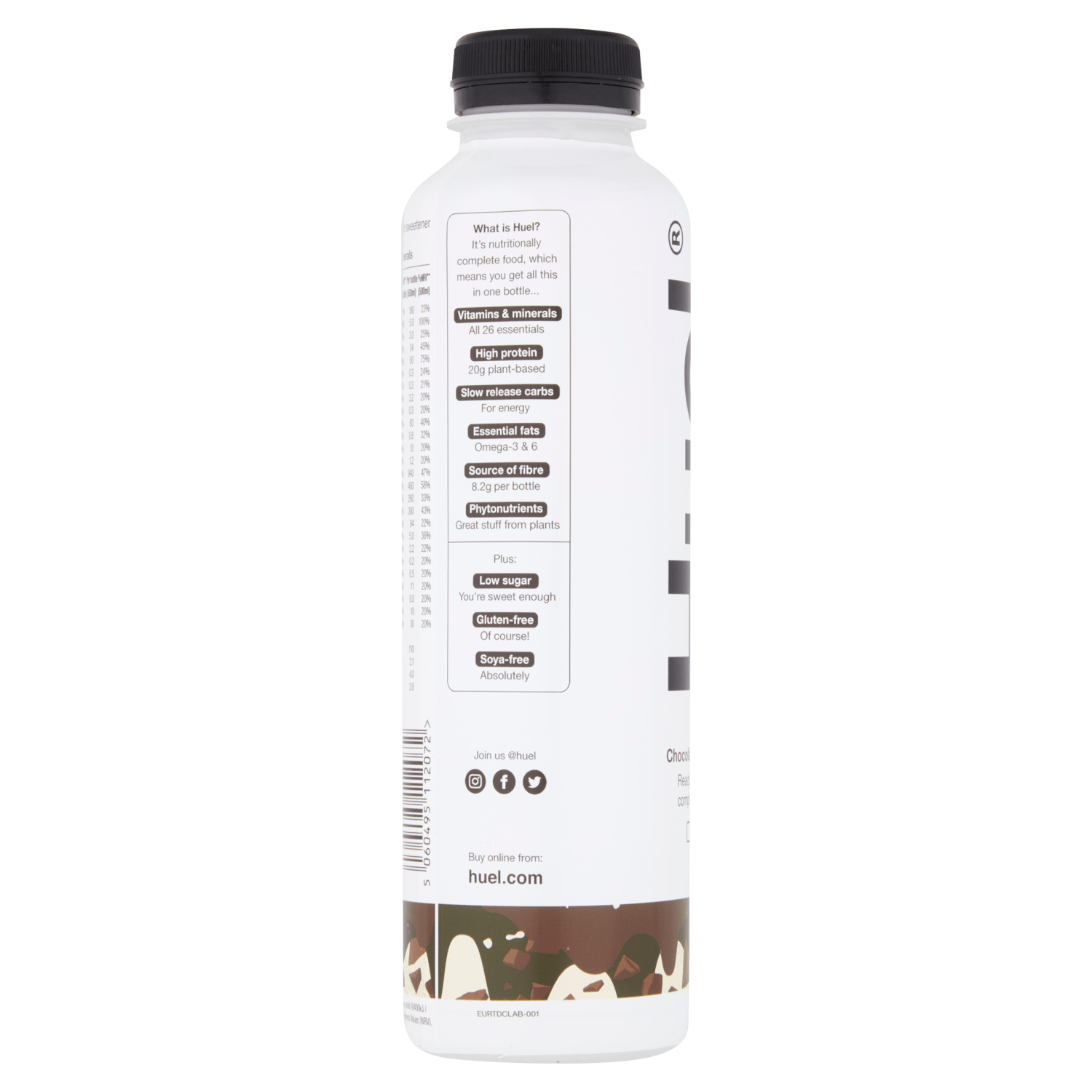 Huel Chocolate Flavour Ready - To - Drink Complete Meal 500ml - UK Food & Drink - 5060495113291
