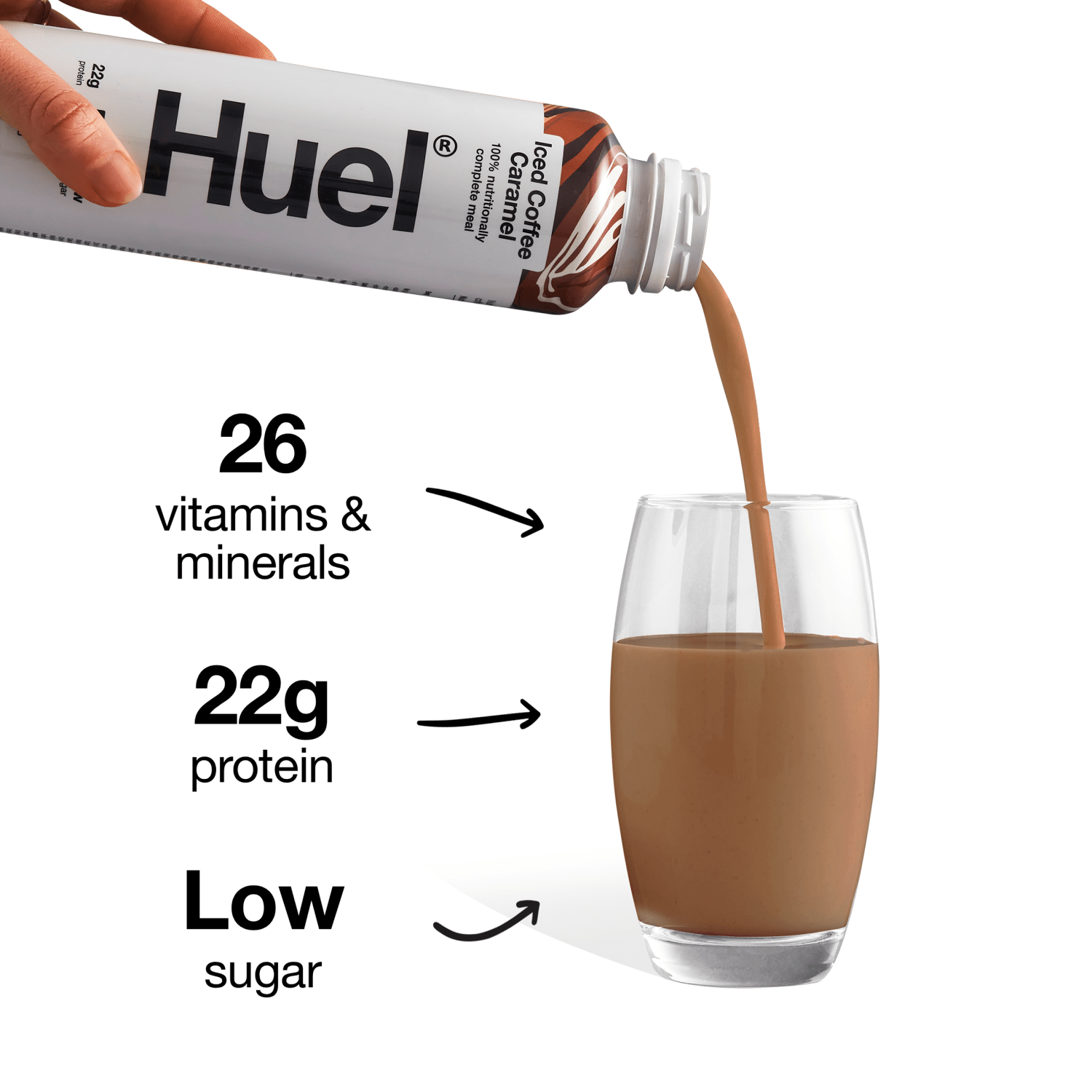 Huel Iced Coffee Caramel 500ml - UK Food & Drink - 5060495118050