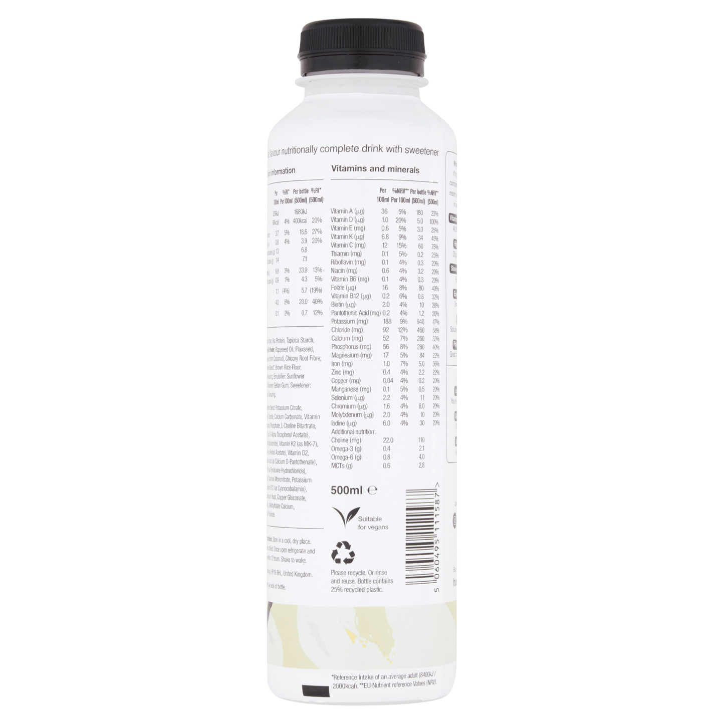 Huel Ready - to - drink Vanilla Flavour 500ml - UK Food & Drink - 5060495111587