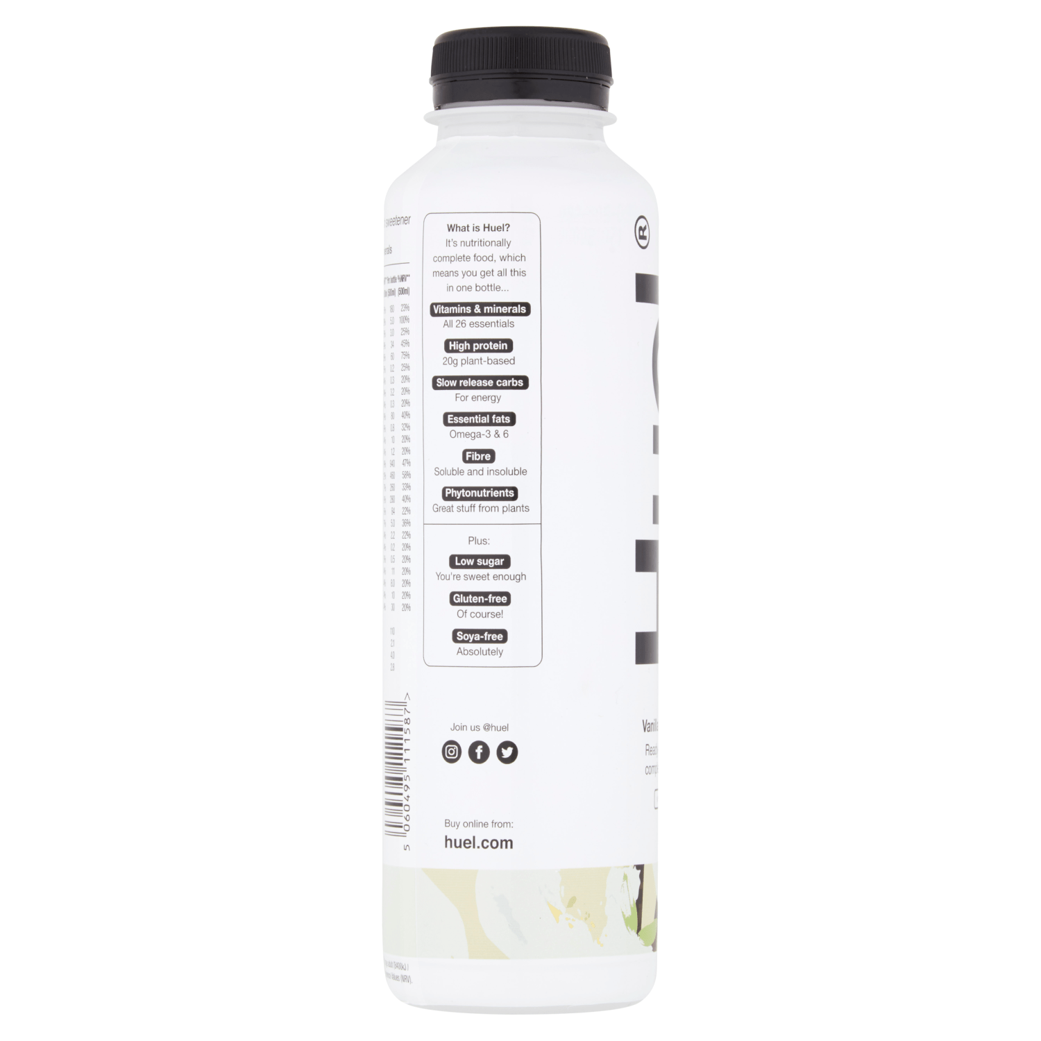 Huel Ready - to - drink Vanilla Flavour 500ml - UK Food & Drink - 5060495111587
