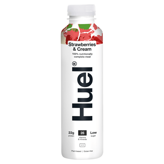 Huel Strawberries & Cream 500ml - UK Food & Drink - 5060495118074