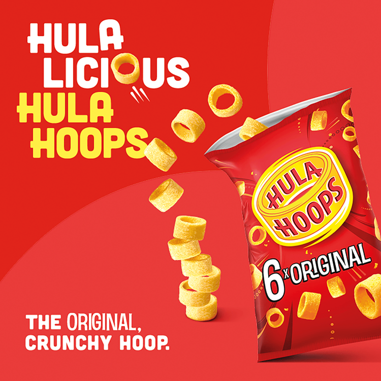 Hula Hoops Original 6 x 24g - UK Food & Drink - 5000237117446