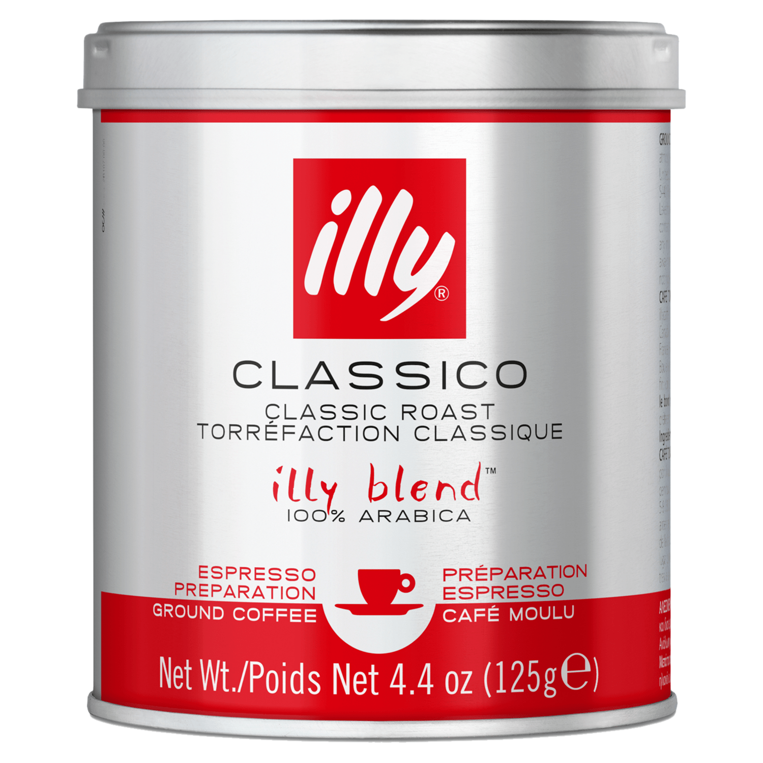 illy Ground Coffee, Espresso, Classico Roast 125g - UK Food & Drink - 8003753900704