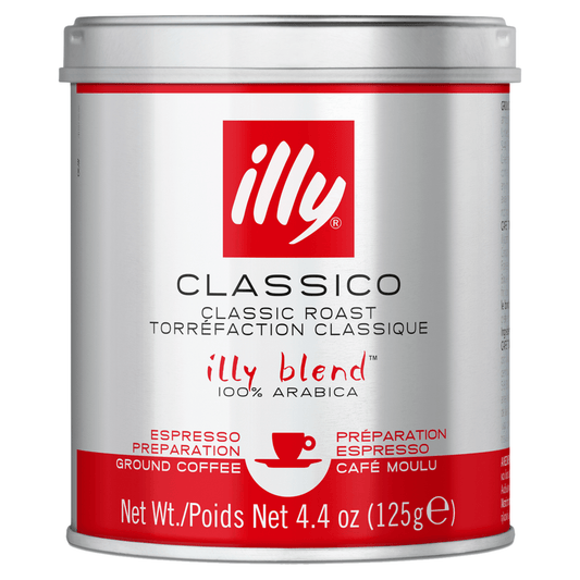 illy Ground Coffee, Espresso, Classico Roast 125g - UK Food & Drink - 8003753900704