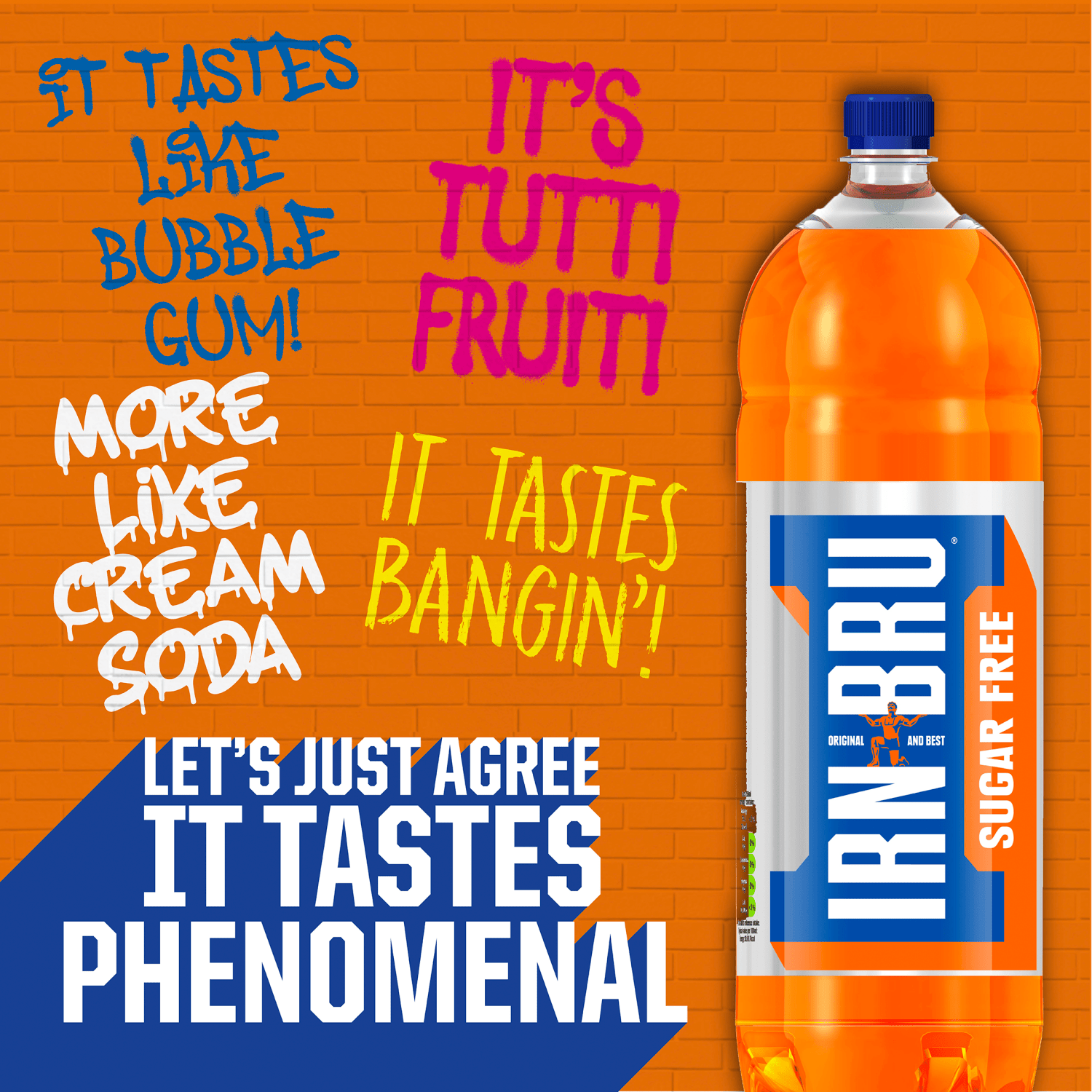 IRN - BRU Sugar Free 2 Litre - UK Food & Drink - 50382811