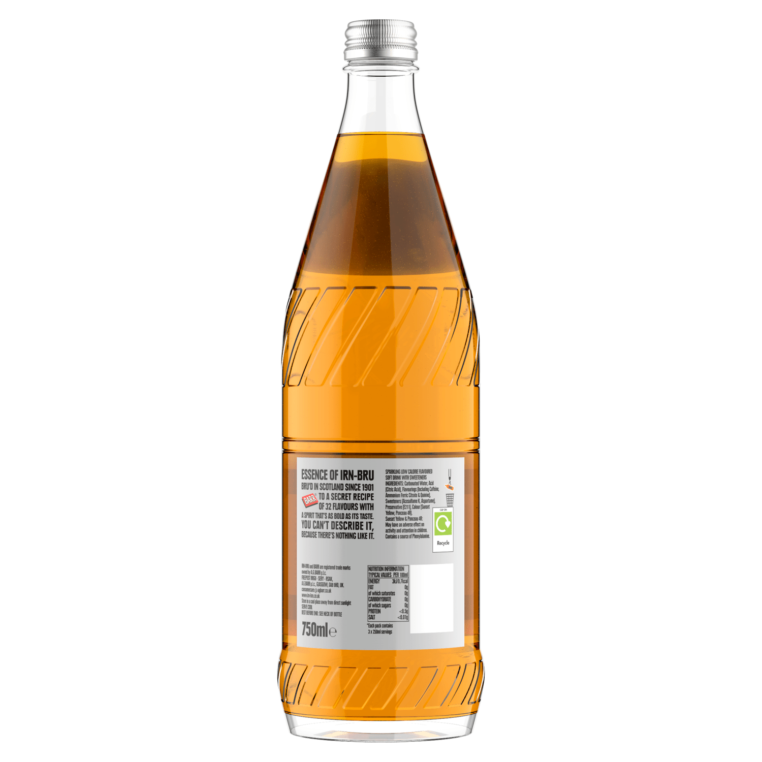 IRN - BRU Sugar Free 750ml - UK Food & Drink - 50107766