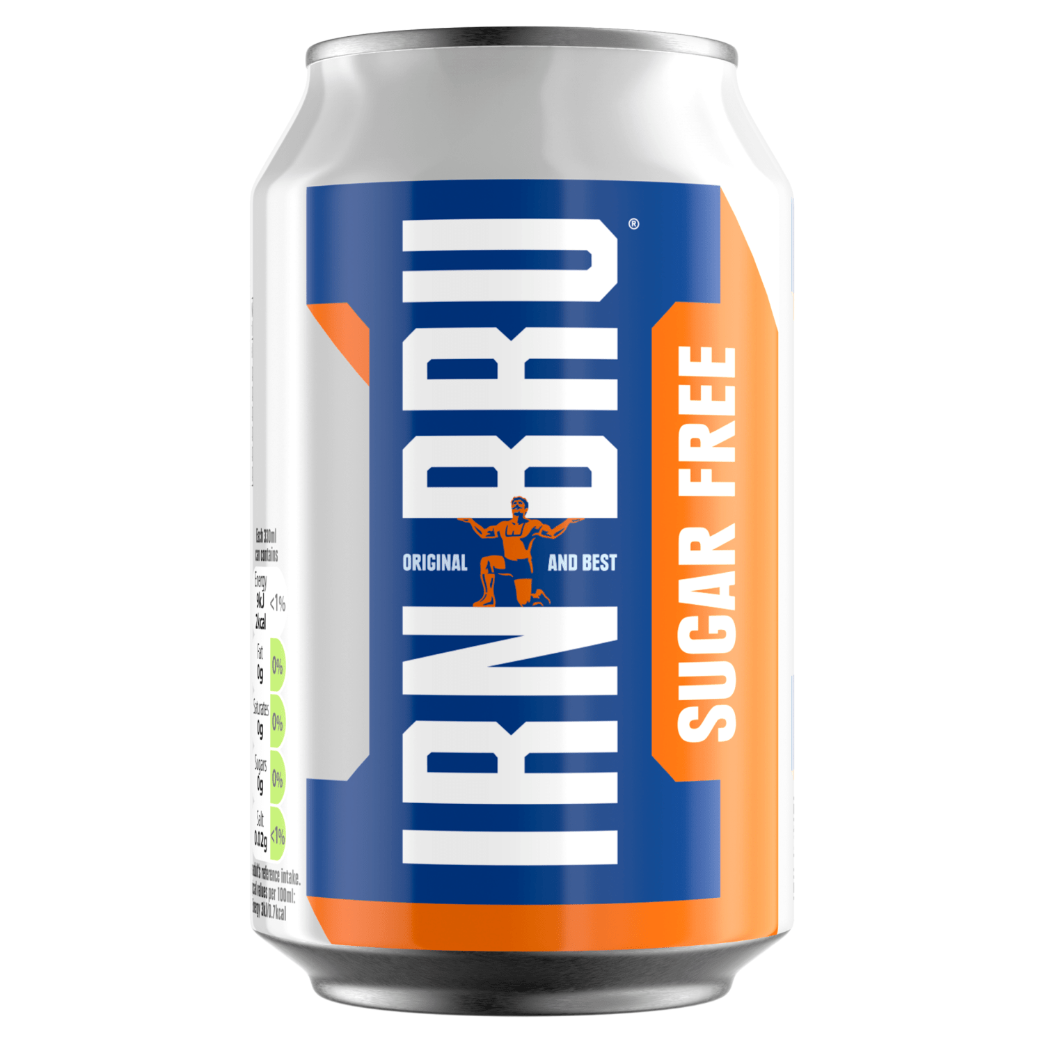 IRN - BRU Sugar Free Can 330ml - UK Food & Drink - 50107223