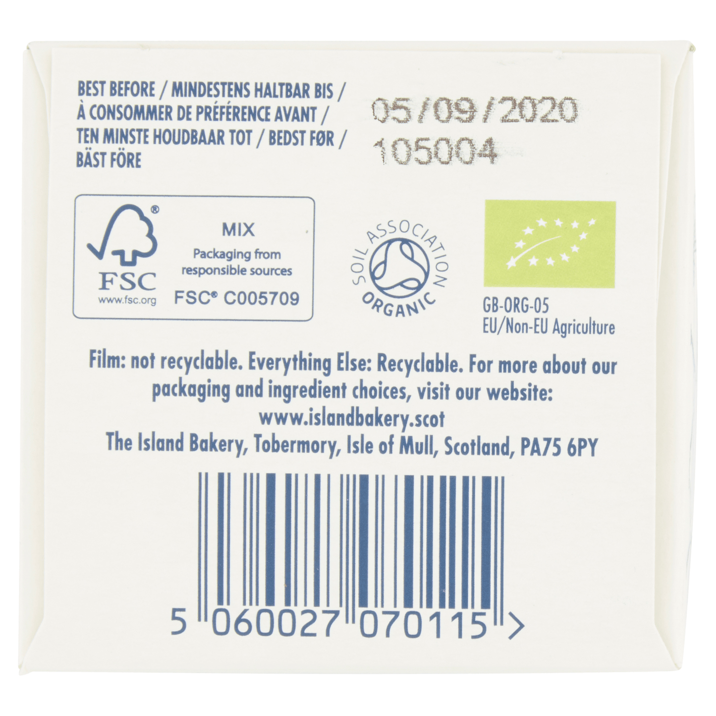 Island Bakery Chocolate Gingers 133g - UK Food & Drink - 5060027070115