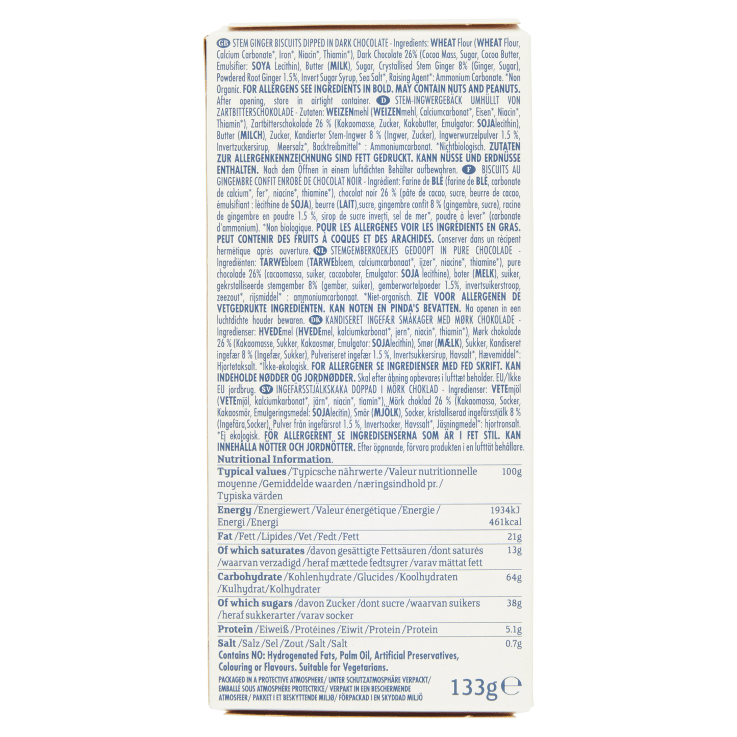 Island Bakery Chocolate Gingers 133g - UK Food & Drink - 5060027070115